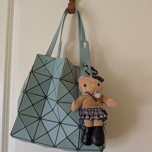Geometric Pattern Mini Bag With Dust Bag
